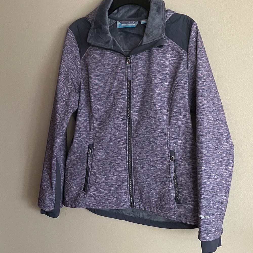 New without tags Free Country Women's Heathered Purple Ski Jacket